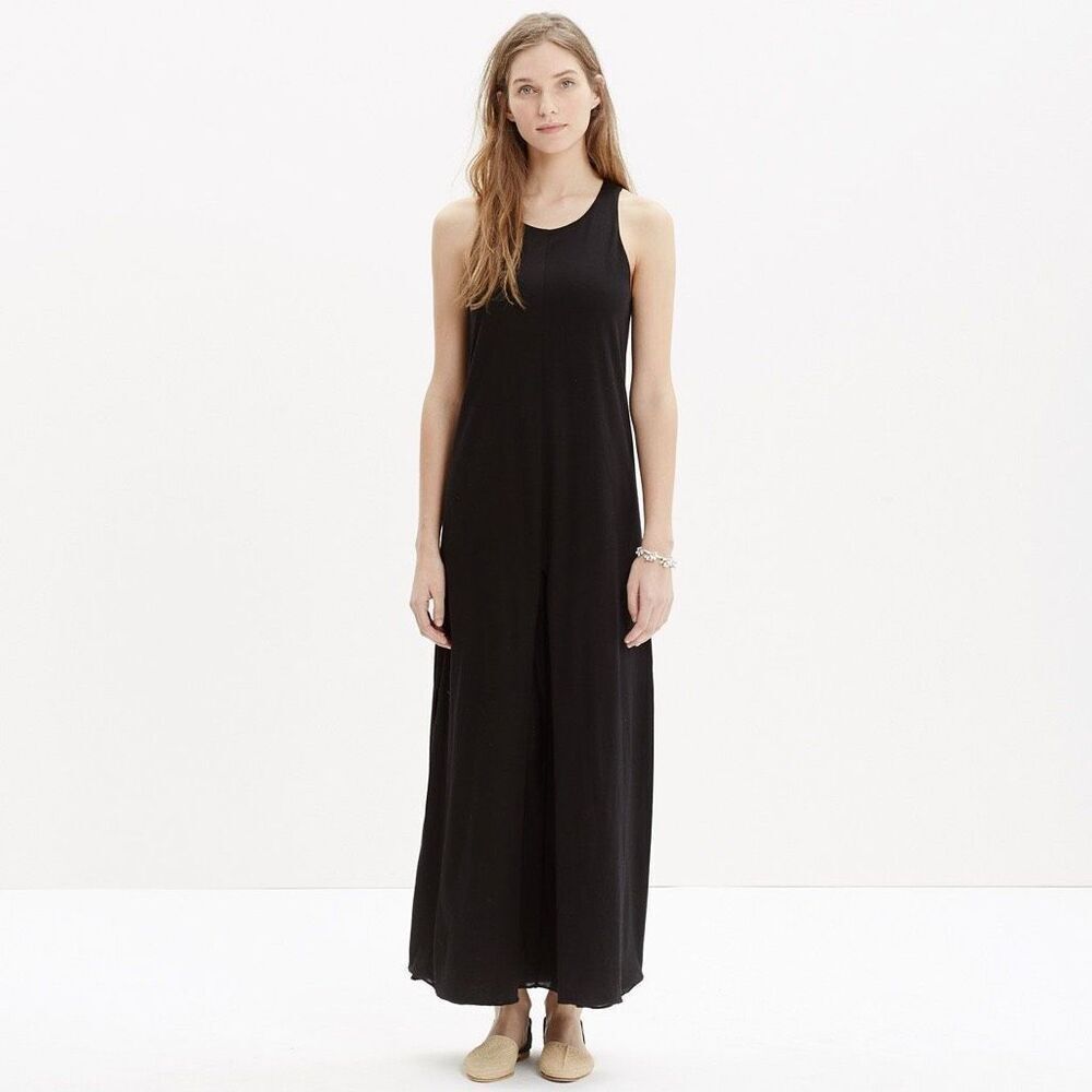✨Madewell Black Maxi Tank Black Sz 0 Dress✨